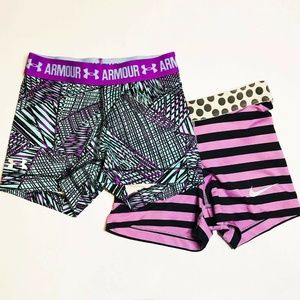 Nike Under Armour XS Compression Shorts